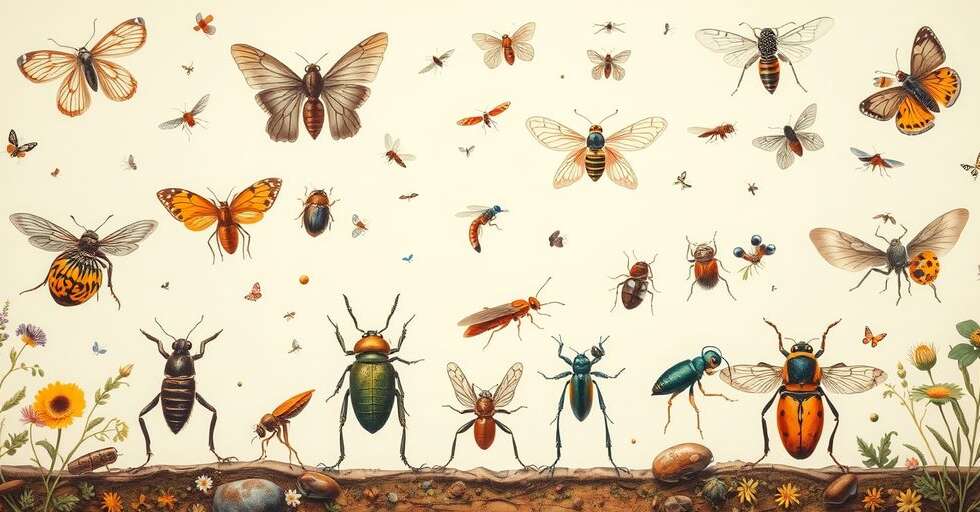 Evolutie van insecten door de tijd heen